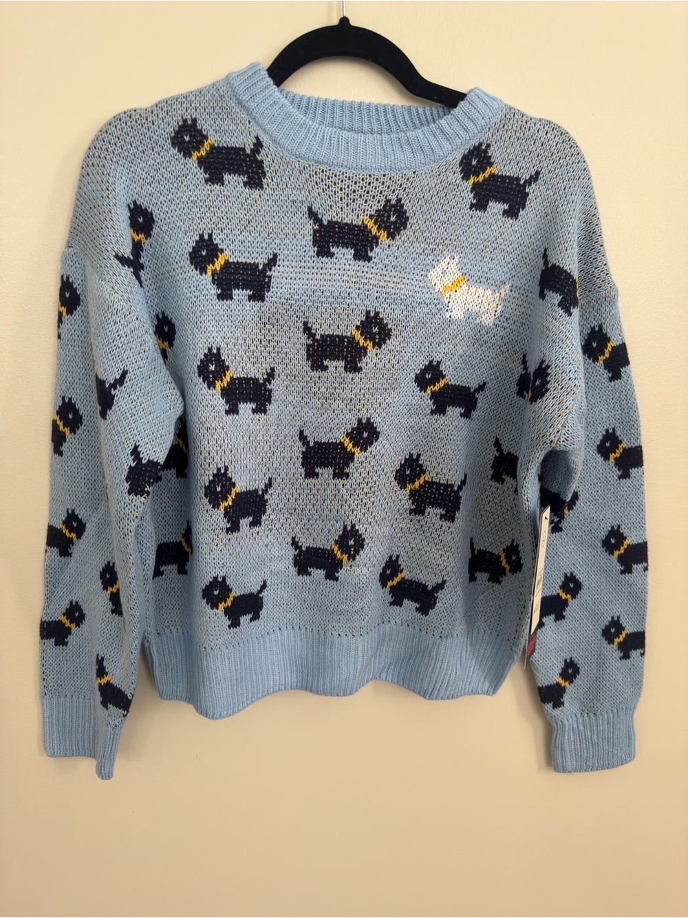 No Boundaries Stranger Things Scotty Dog Sweater NWT Medium